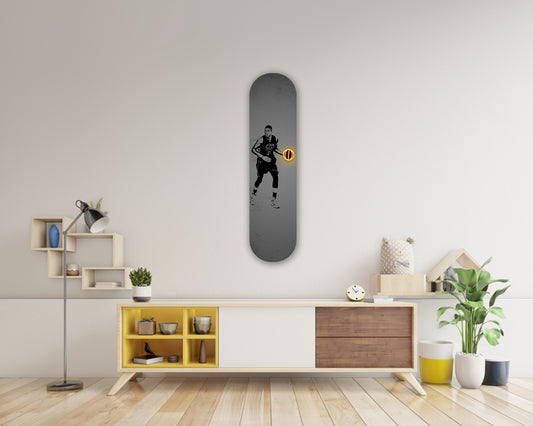 Giannis Antetokounmpo Acrylic Skateboard Wall Art