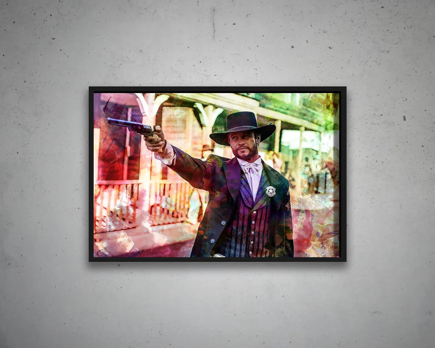 Gunslinger Multicolour Wall Art 
