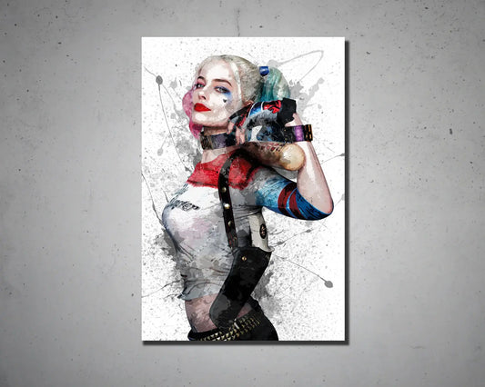 Harley Quinn Canvas Wall Art