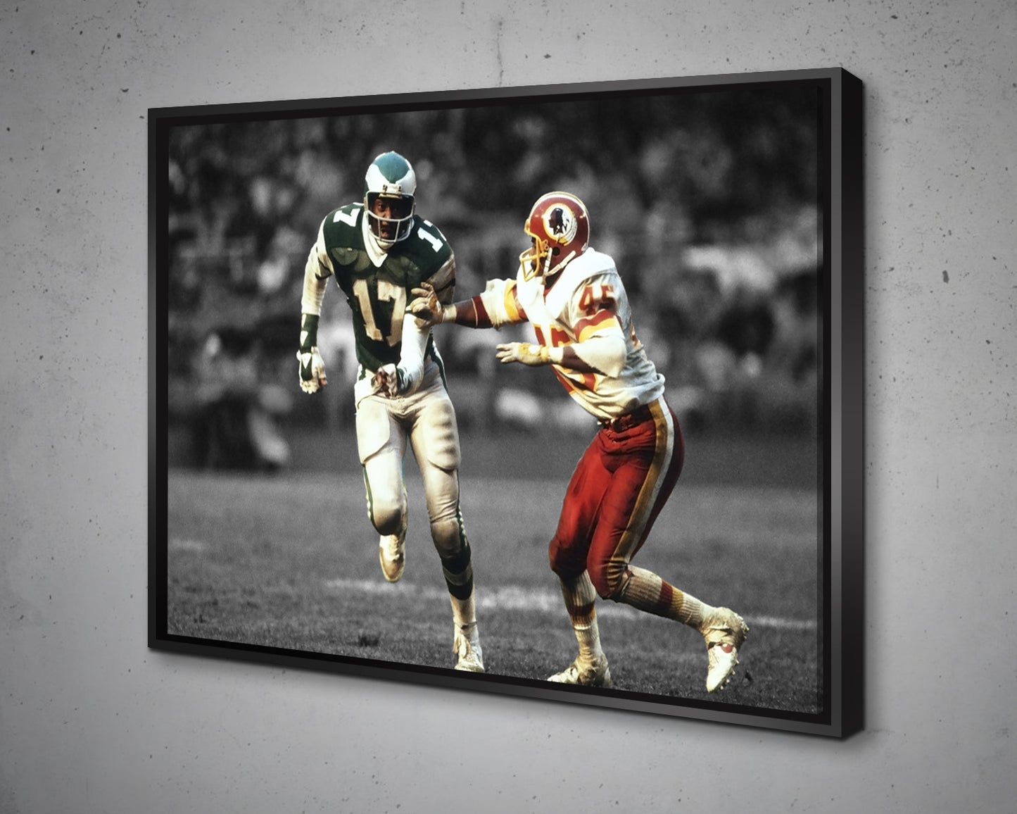 Harold Carmichael Black & White Canvas Art 