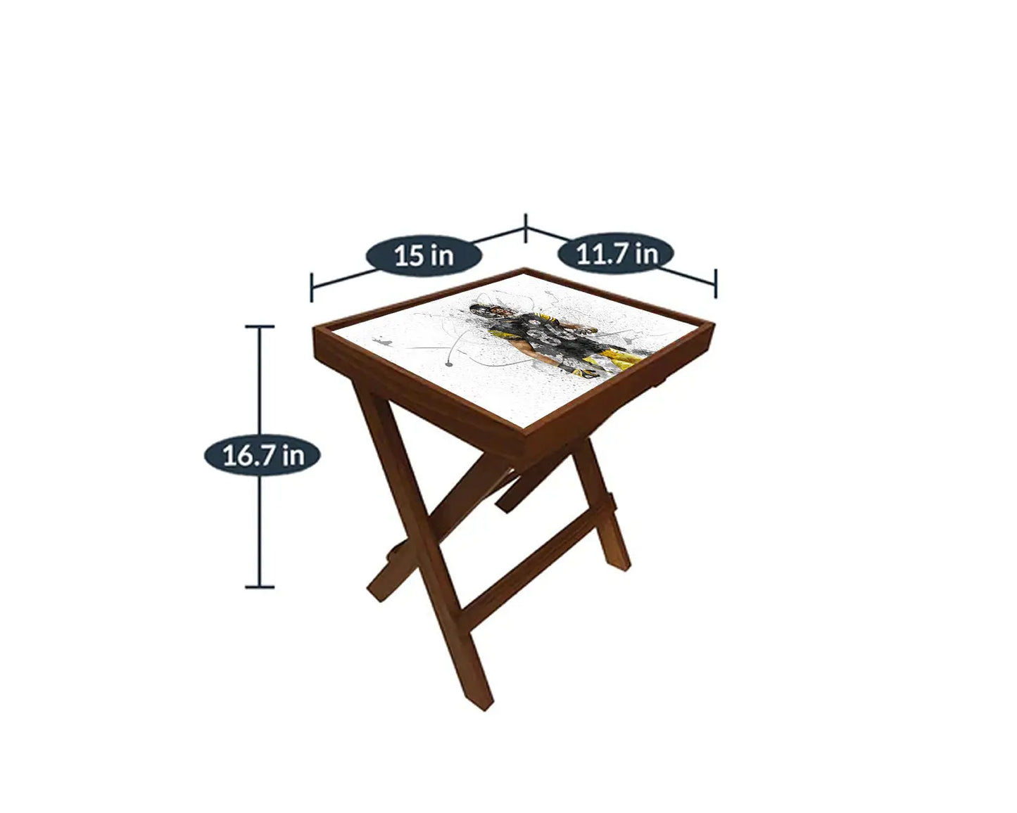 Hines Ward Splash Effect Coffee and Laptop Table 