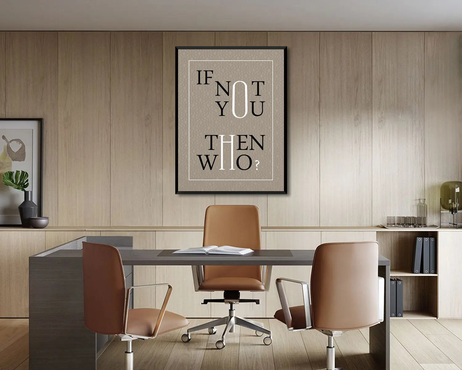 If not you then who Canvas Wall Art 