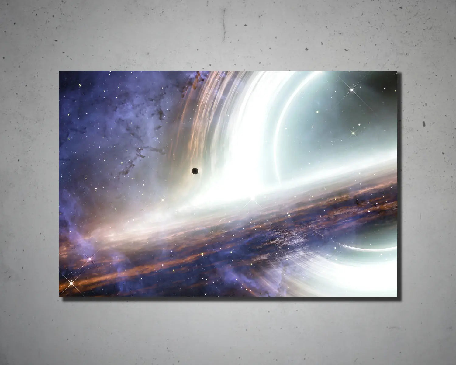 Interstellar Black Hole Multicolour Wall Art 