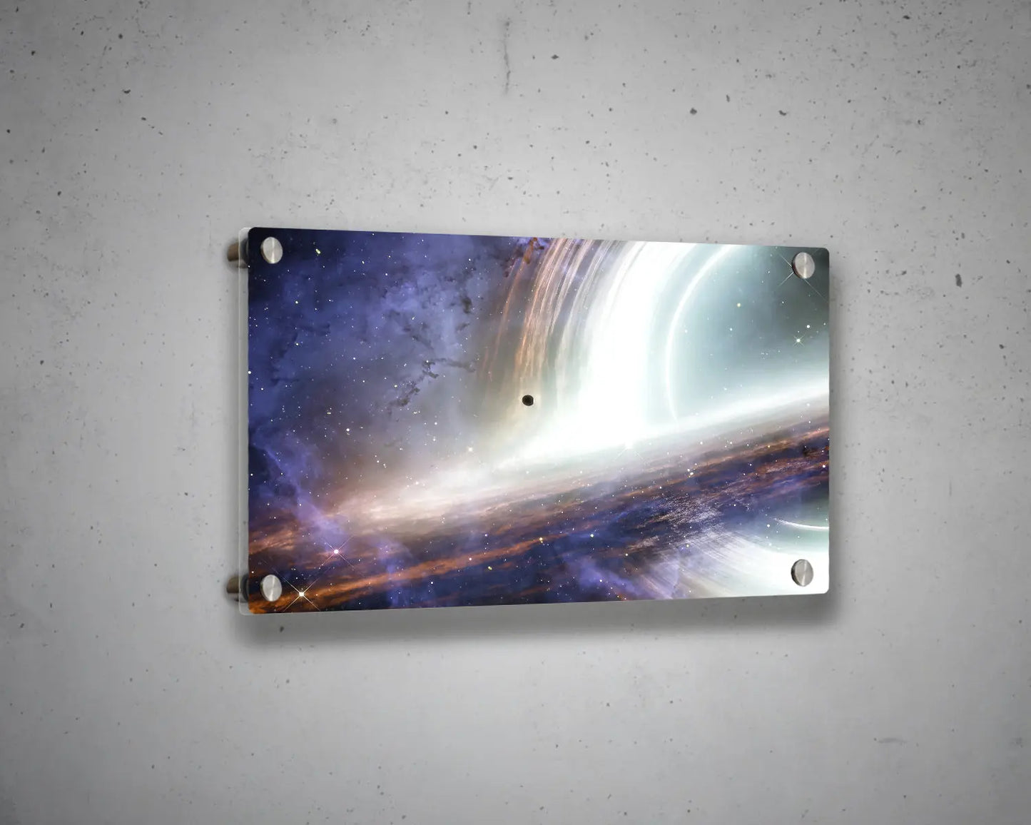 Interstellar Black Hole Multicolour Wall Art 