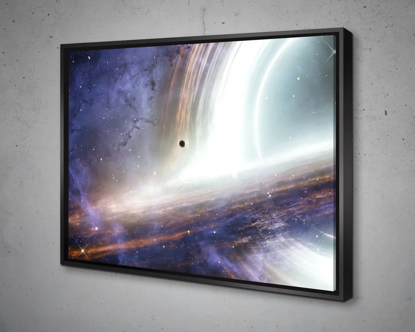 Interstellar Black Hole Multicolour Wall Art 