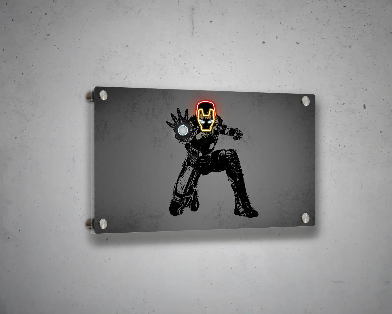 Iron Canvas Wall Art 