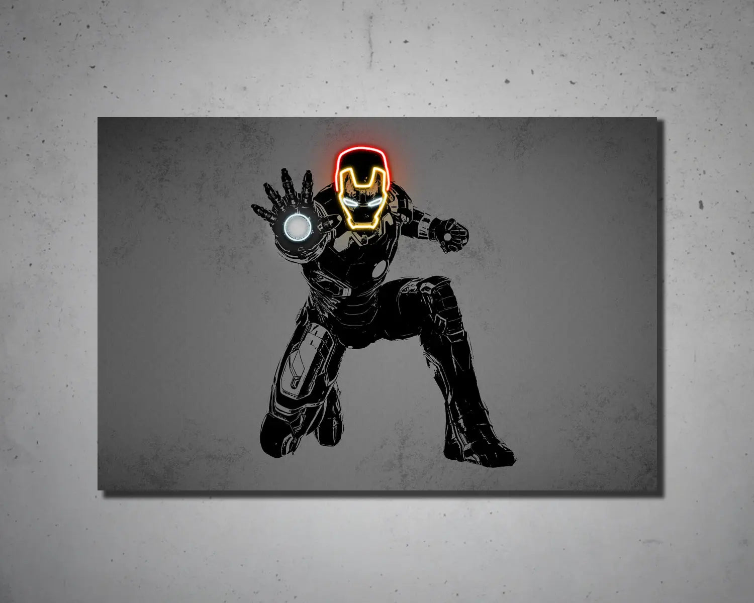 Iron Canvas Wall Art 