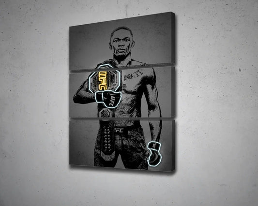 Israel Adesanya Canvas Wall Art 