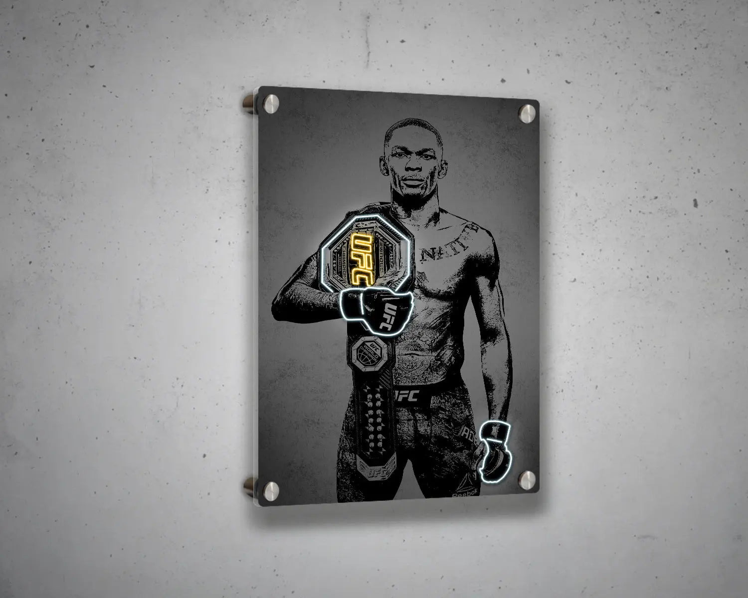 Israel Adesanya Canvas Wall Art 