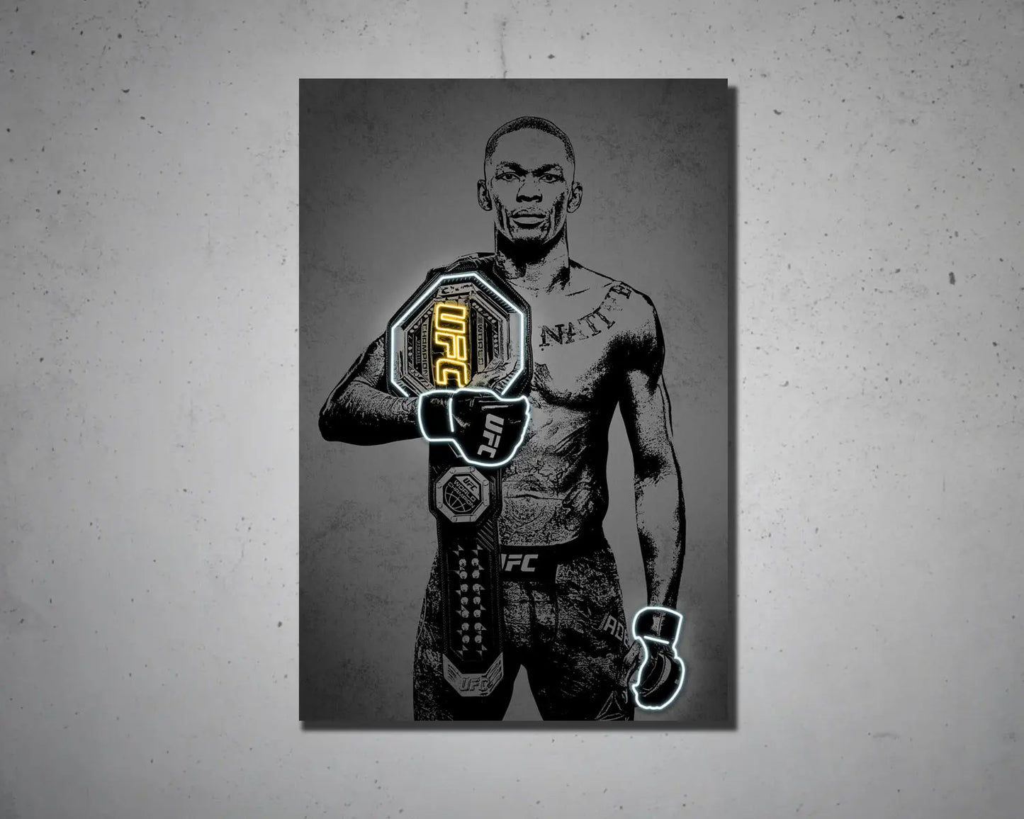 Israel Adesanya Canvas Wall Art 