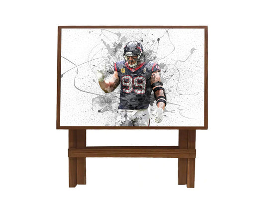 J.J. Watt Splash Effect Coffee and Laptop Table 