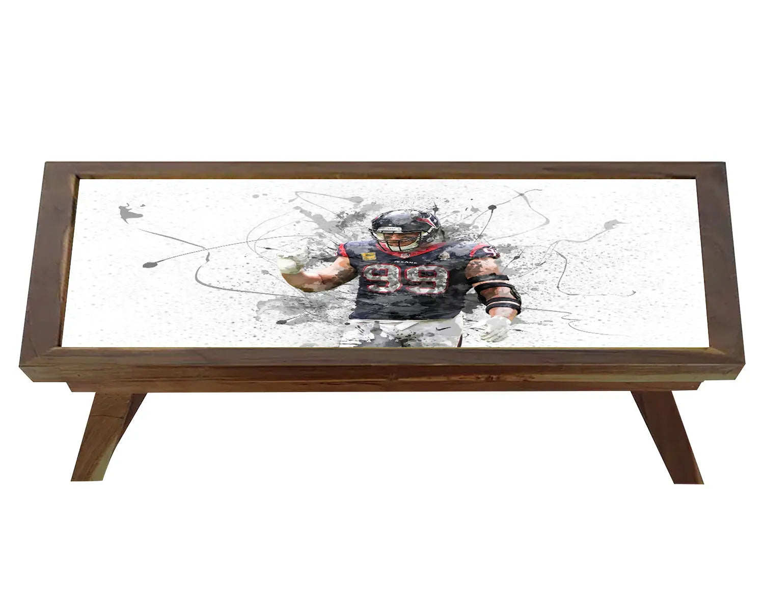 J.J. Watt Splash Effect Coffee and Laptop Table 
