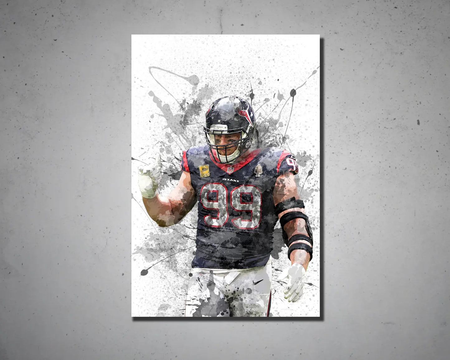 JJ Watt Canvas Wall Art 