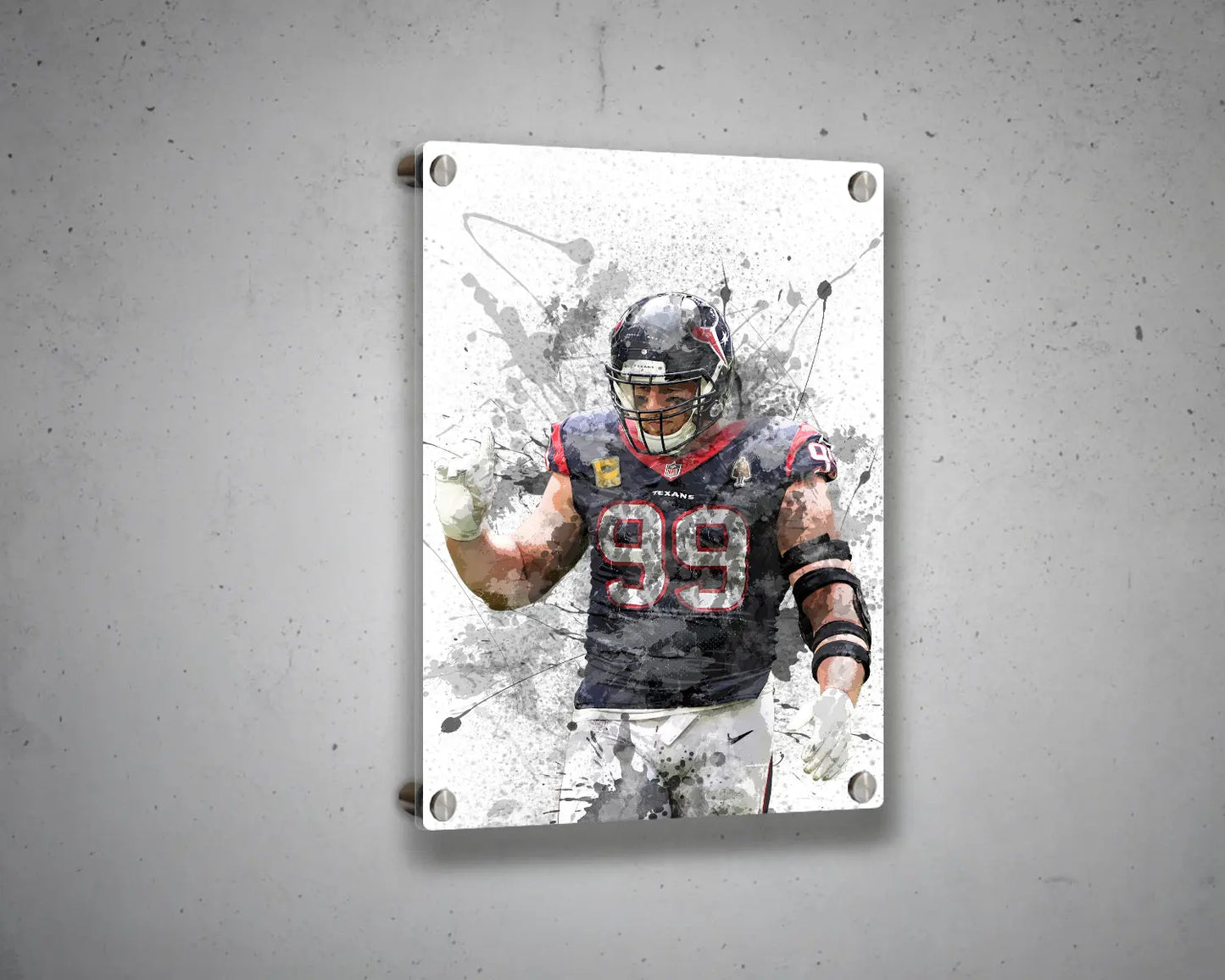 JJ Watt Canvas Wall Art 