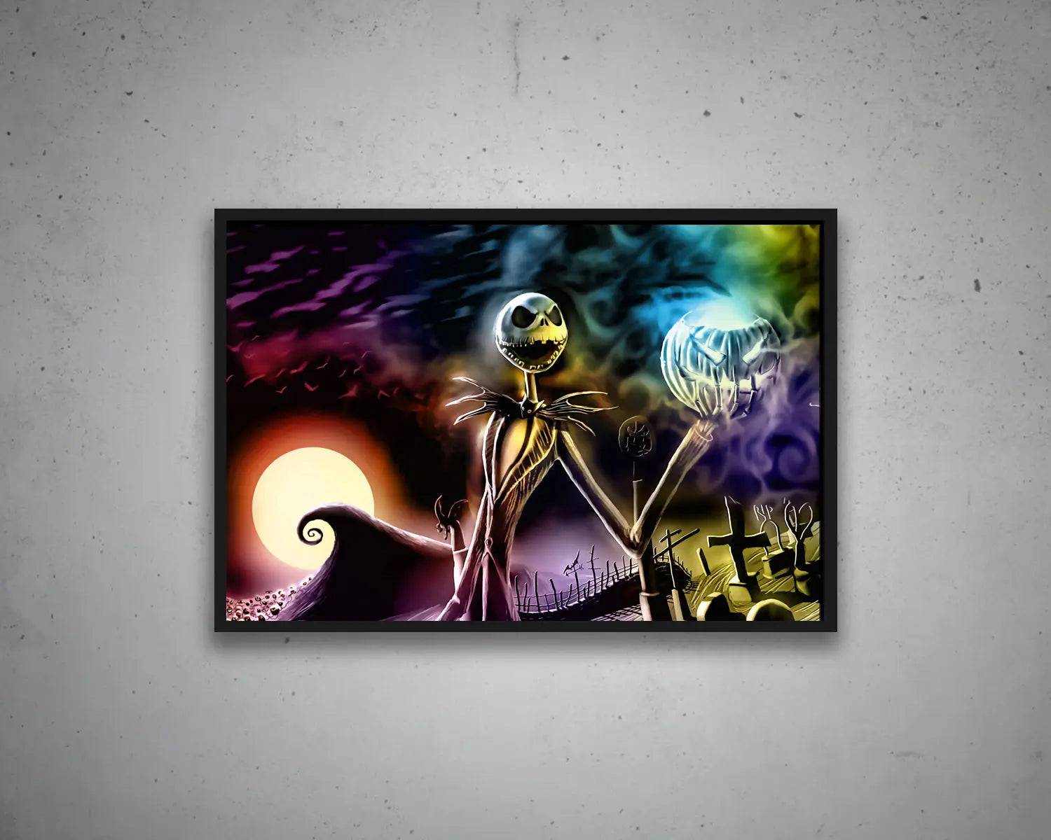 Jack Skellington Multicolour Wall Art 