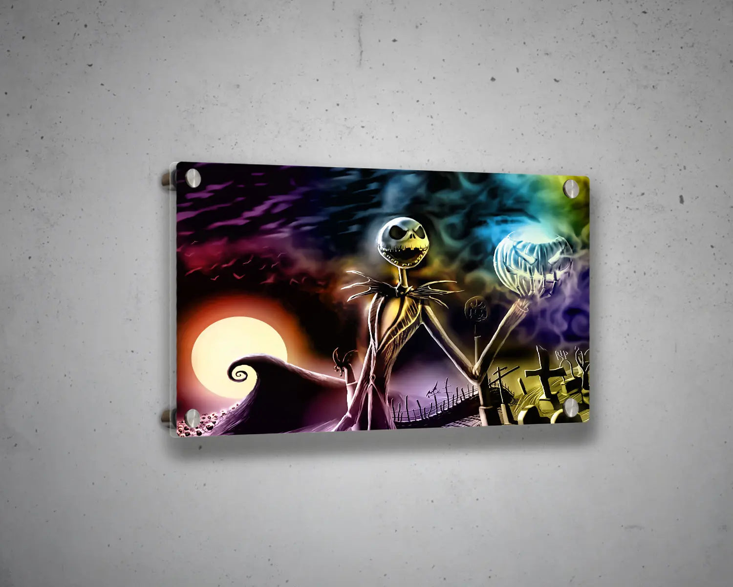 Jack Skellington Multicolour Wall Art 