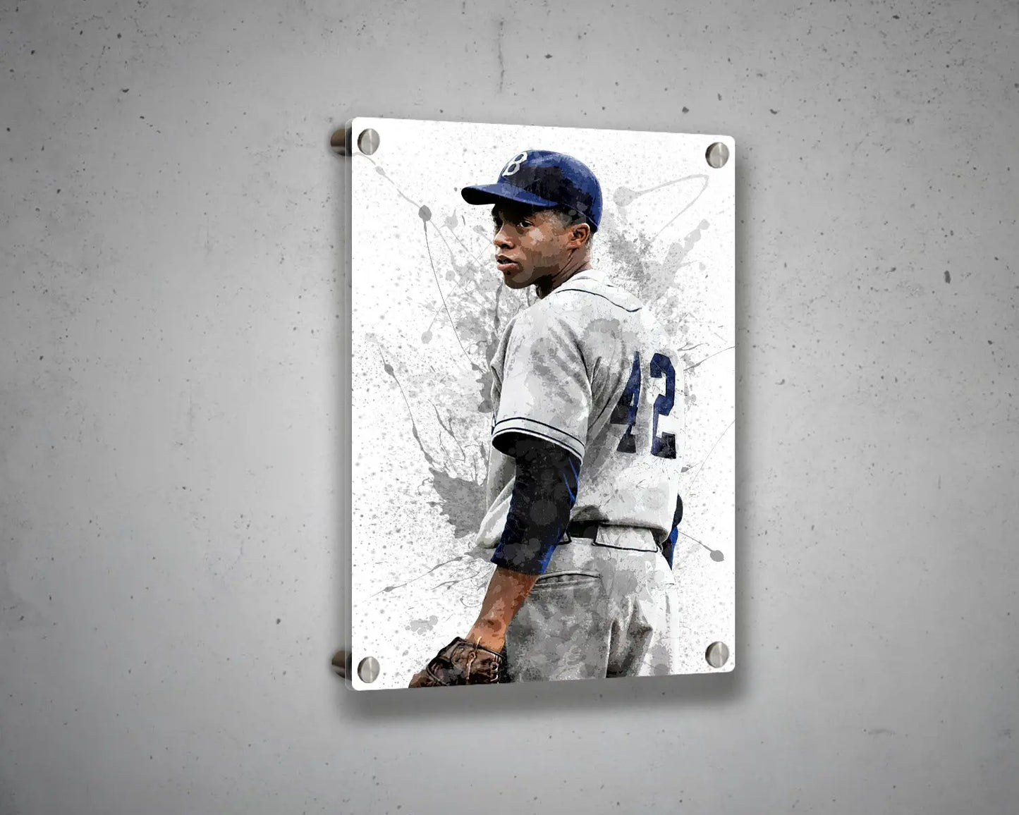 Jackie Robinson Canvas Wall Art 