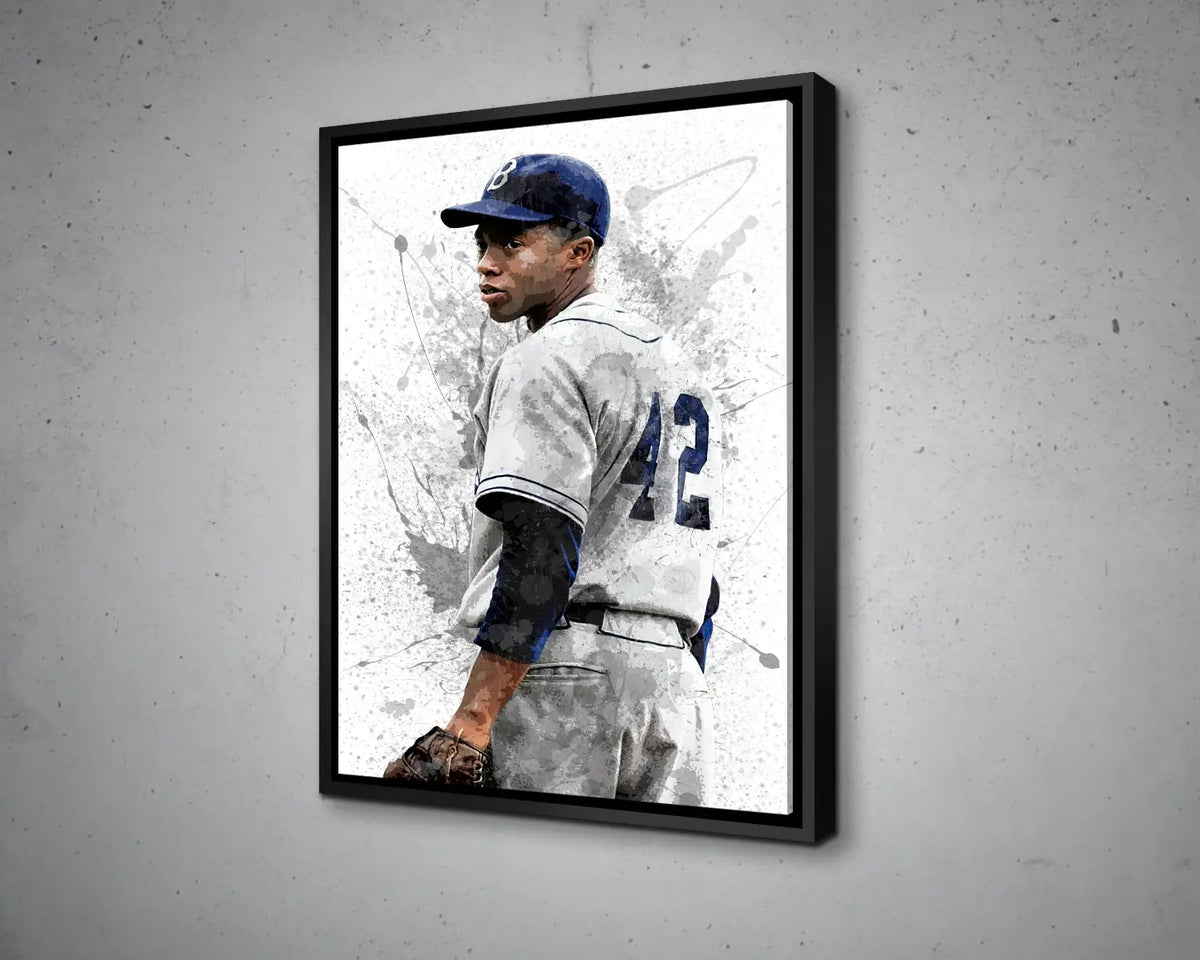 Jackie Robinson Canvas Wall Art – My Idea Sports Canvas