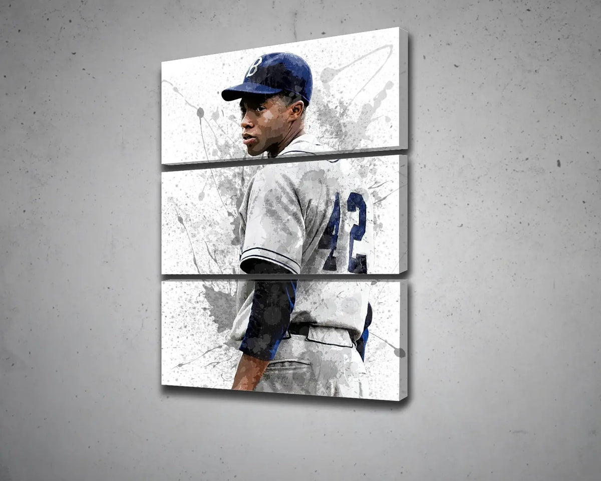 Jackie Robinson Canvas Wall Art – My Idea Sports Canvas