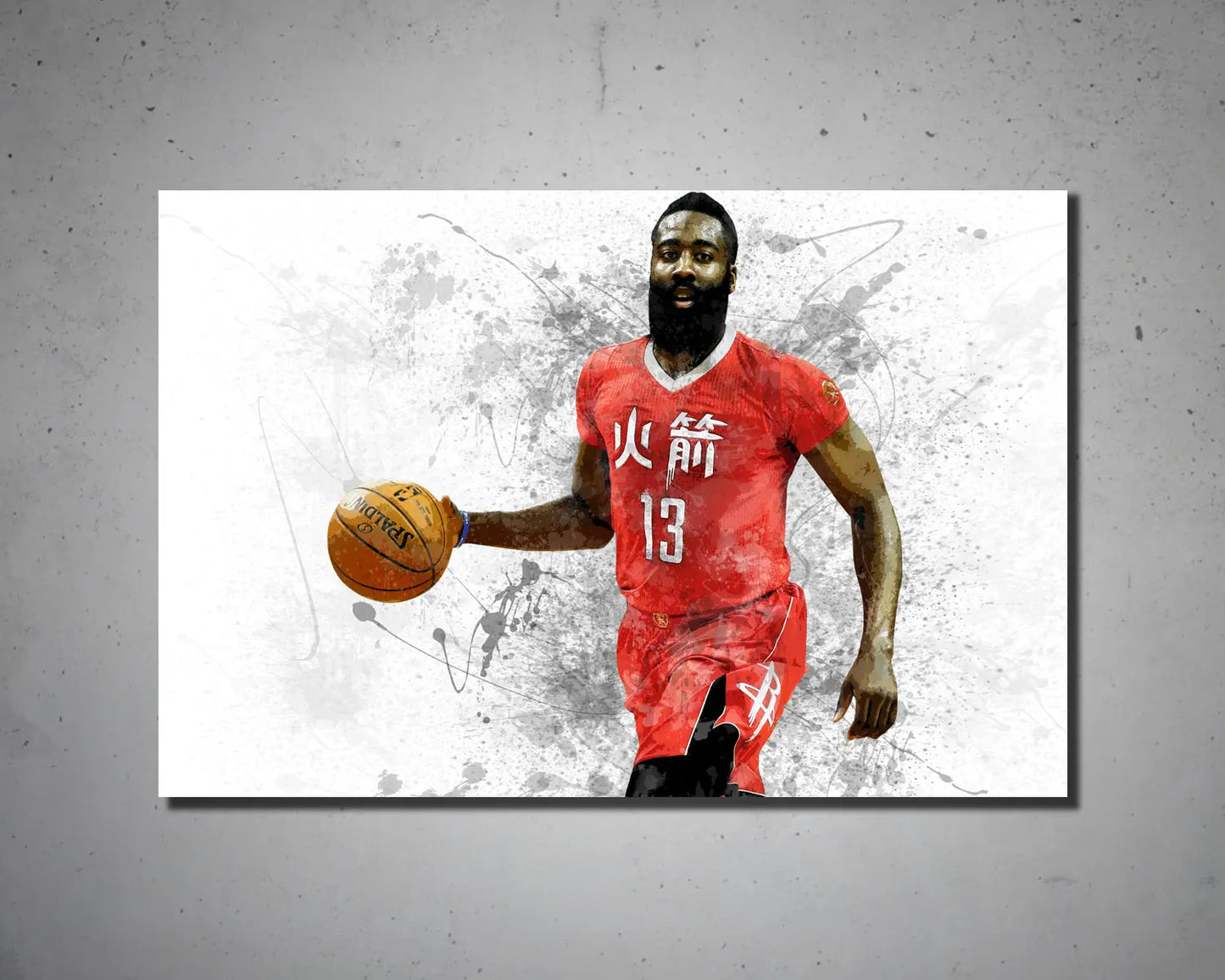 James harden Canvas Wall Art 