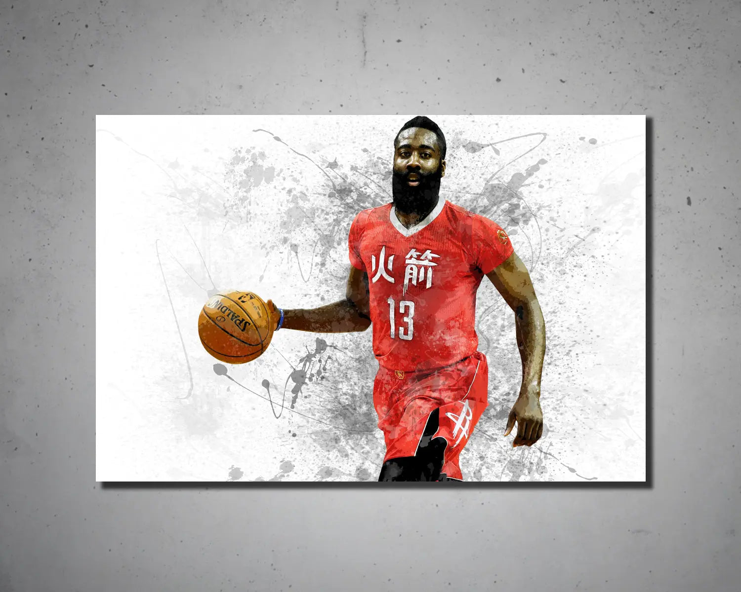 James harden Canvas Wall Art 
