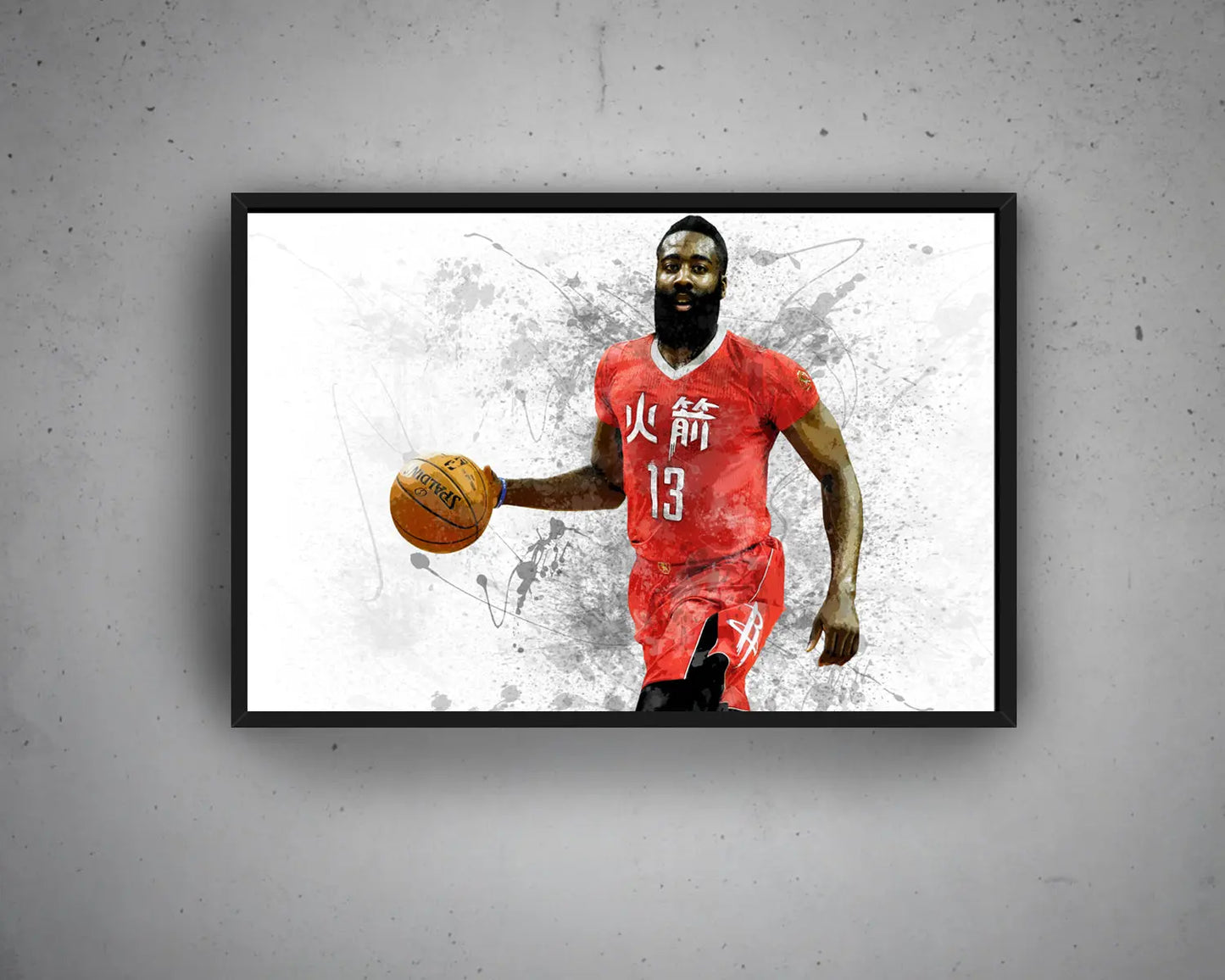 James harden Canvas Wall Art 