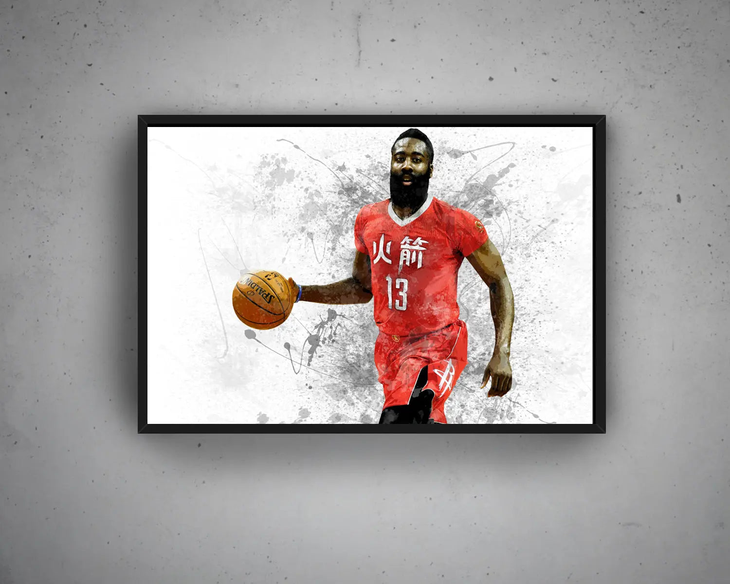 James harden Canvas Wall Art 