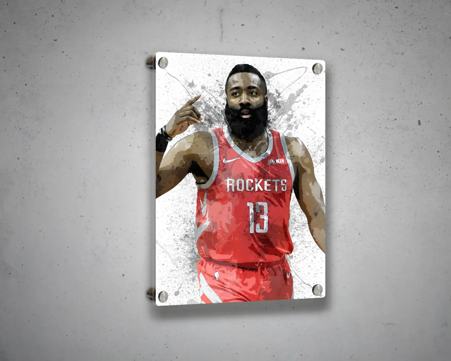 James harden Canvas Wall Art 