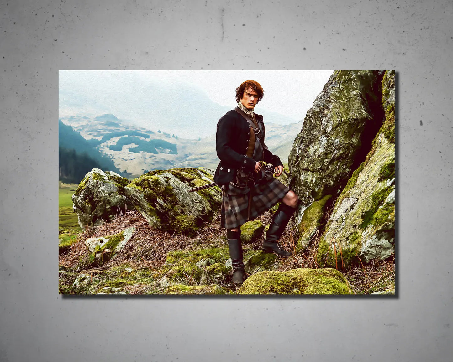 Jamie Fraser Multicolour Wall Art 