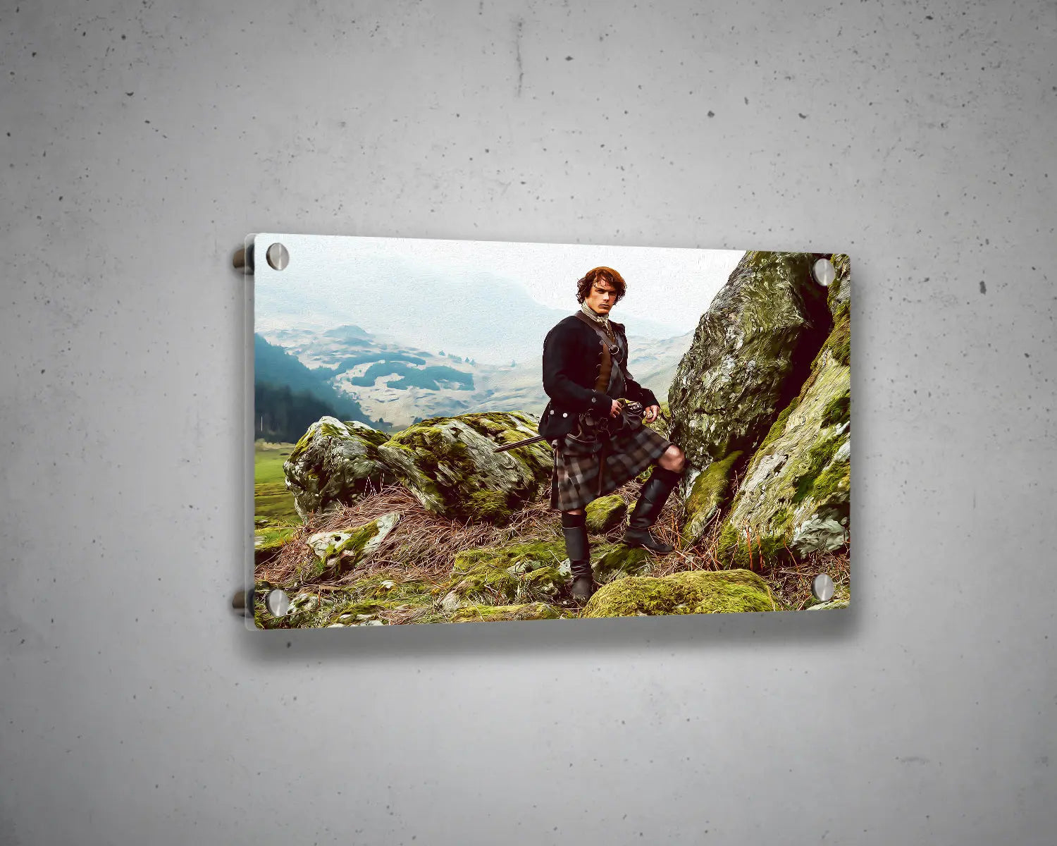 Jamie Fraser Multicolour Wall Art 