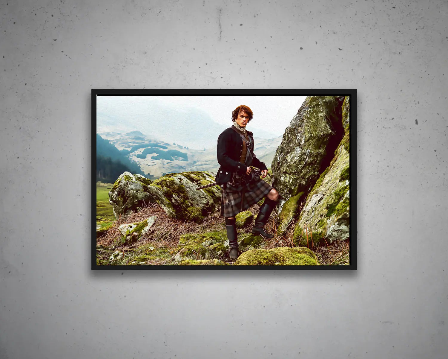 Jamie Fraser Multicolour Wall Art 