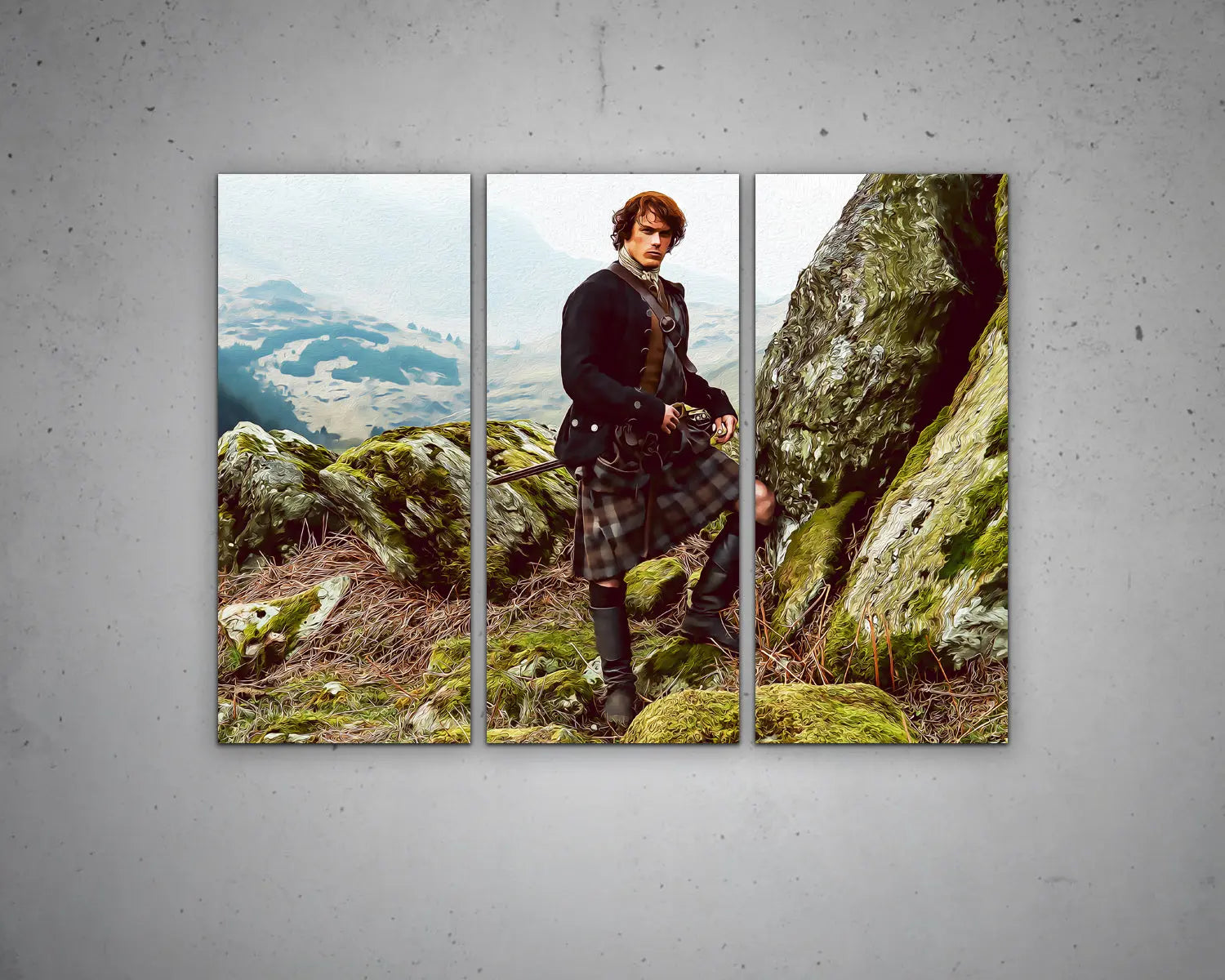 Jamie Fraser Multicolour Wall Art 