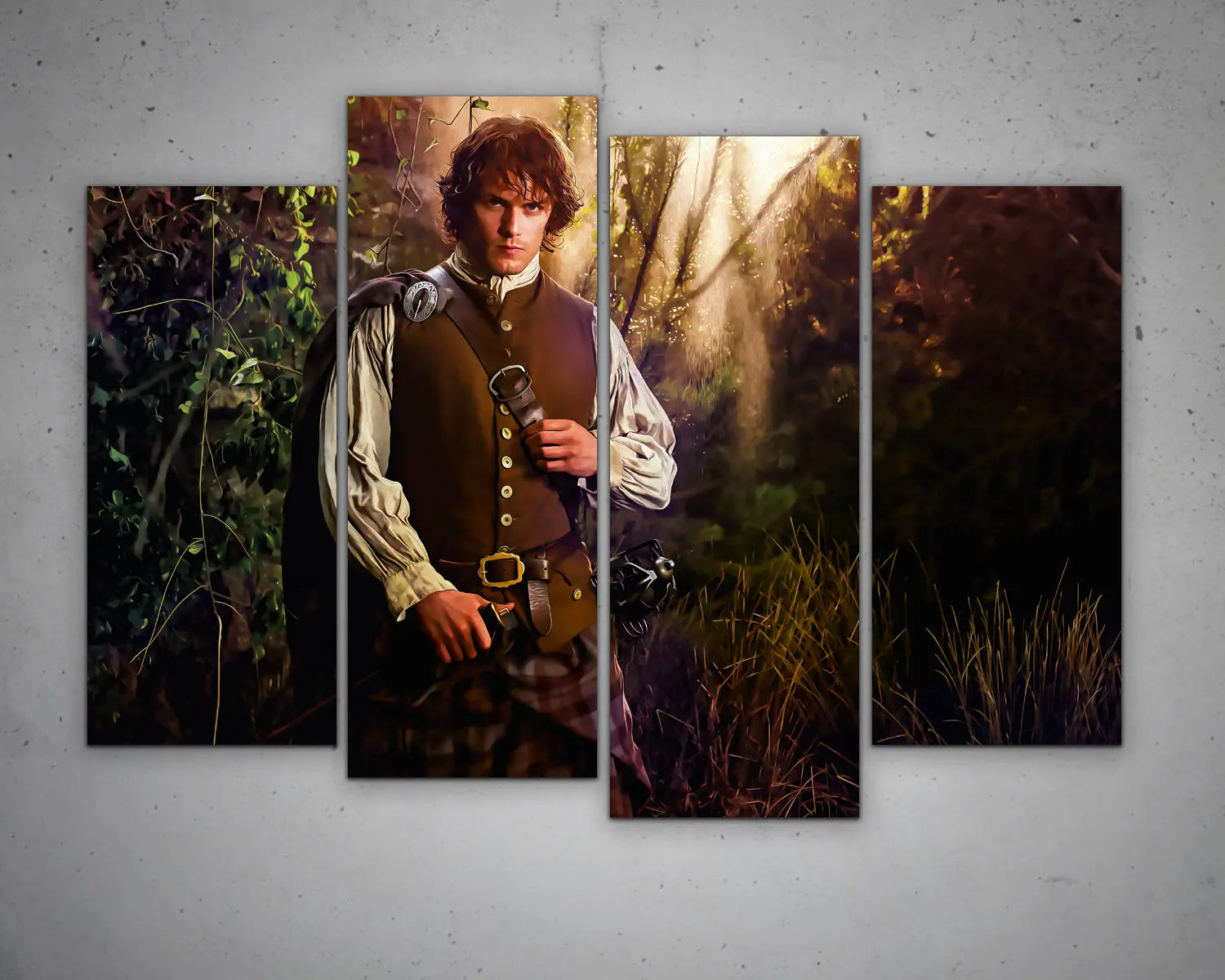 Jamie Fraser Multicolour Wall Art 
