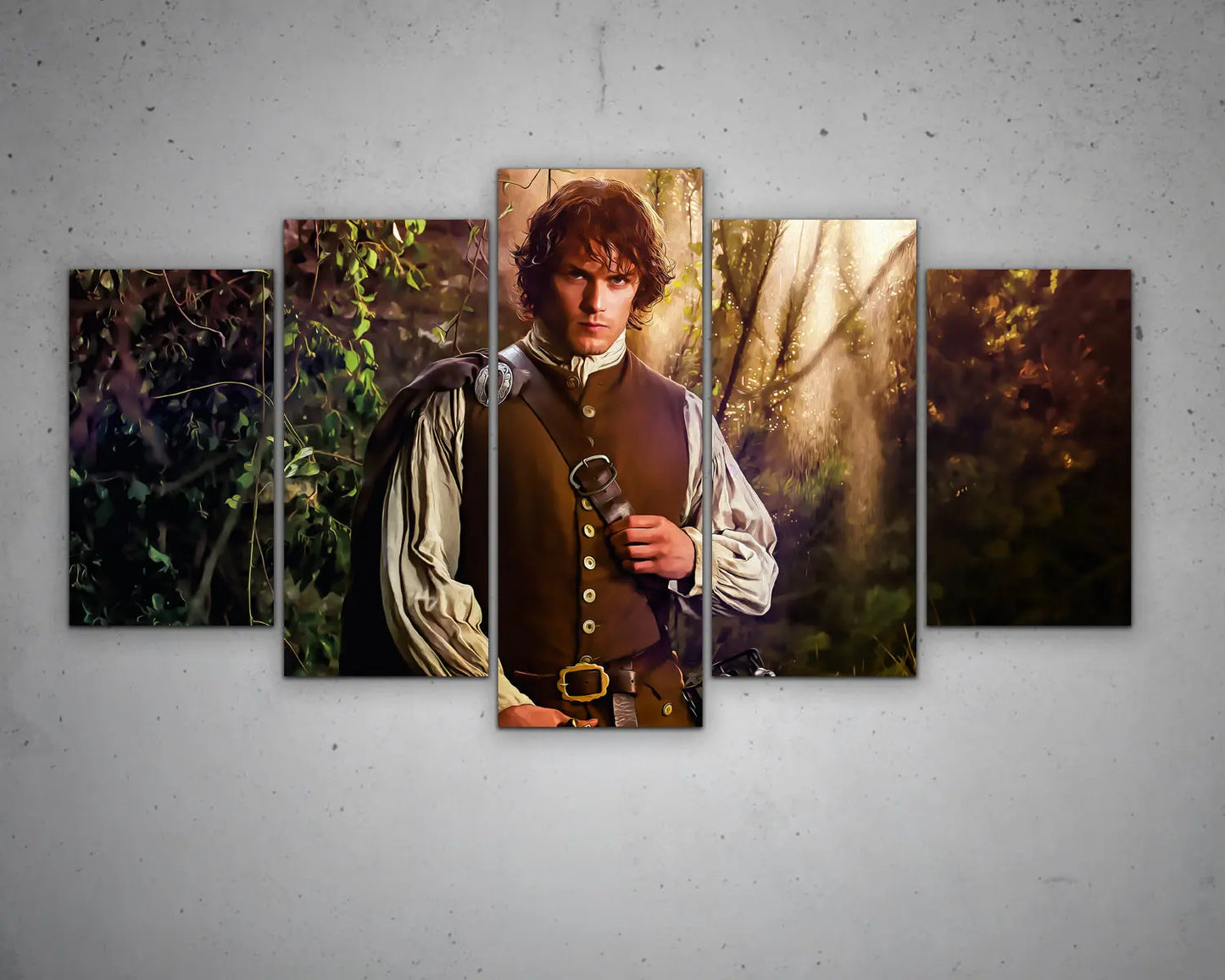 Jamie Fraser Multicolour Wall Art 