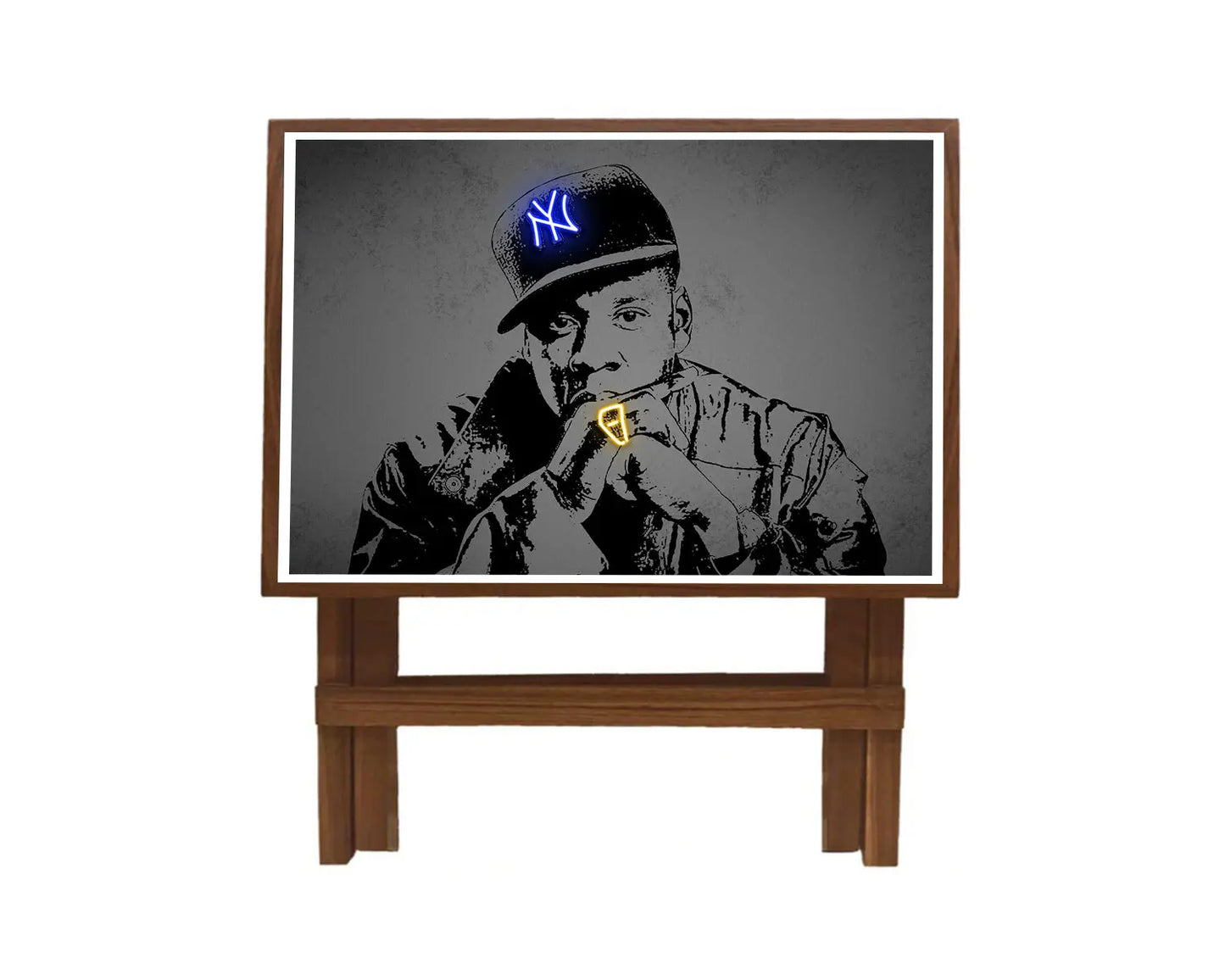 Jay z Neon Effect Coffee and Laptop Table 