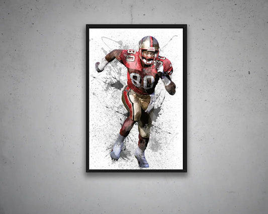 Jerry Rice Canvas Wall Art