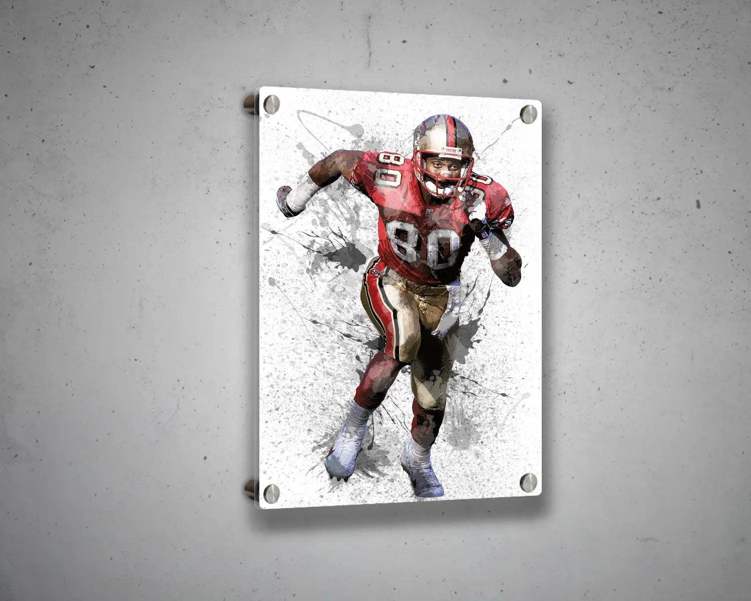 Jerry Rice Canvas Wall Art 