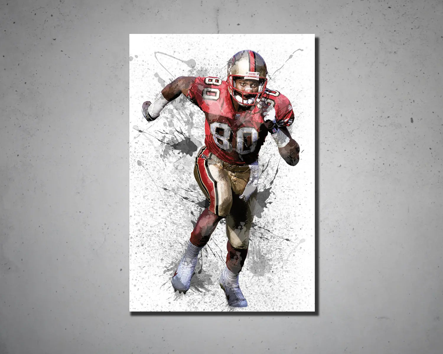 Jerry Rice Canvas Wall Art 