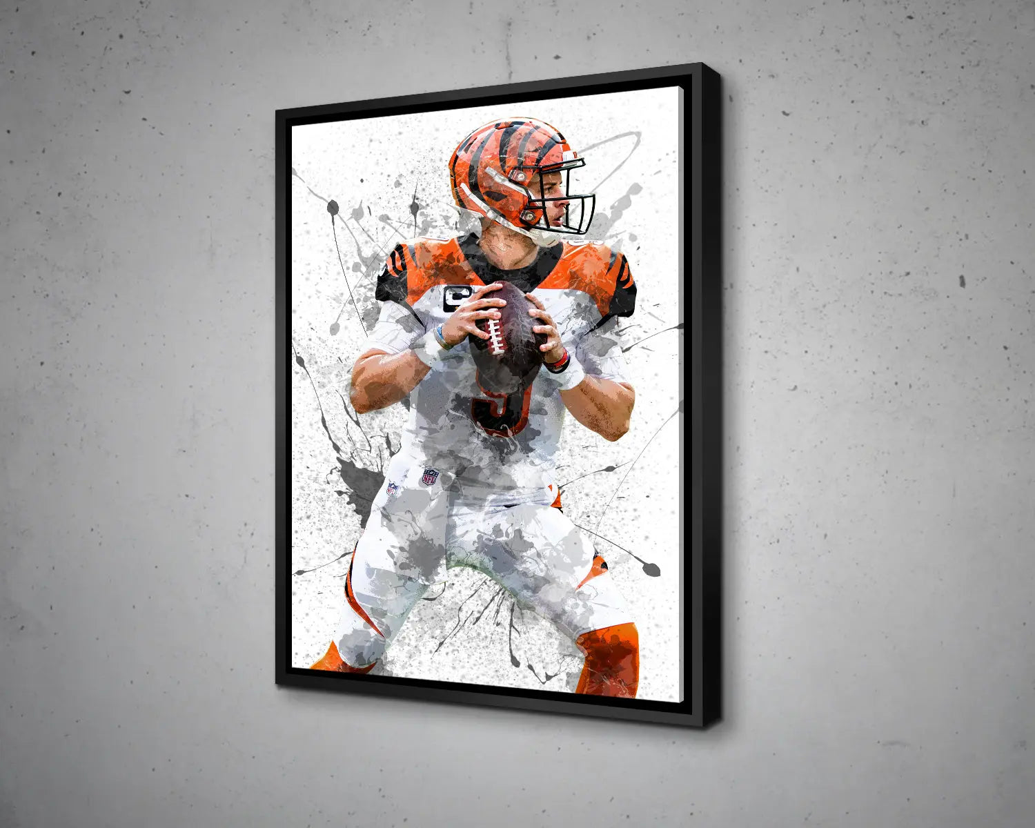 Joe Burrow Canvas Wall Art 