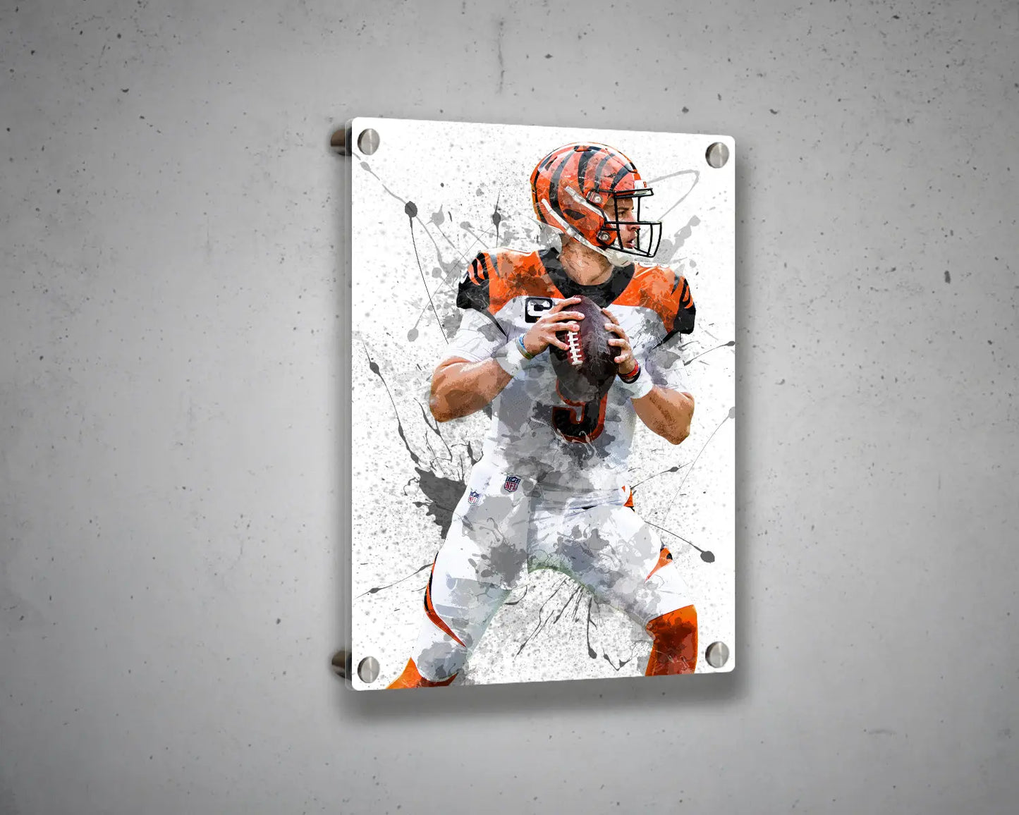Joe Burrow Canvas Wall Art 