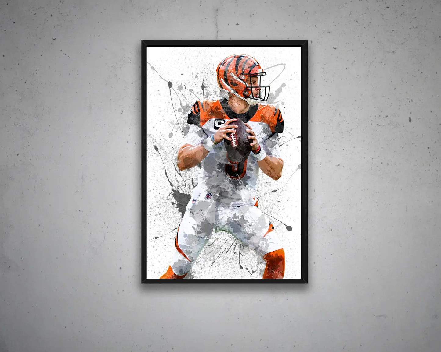 Joe Burrow Canvas Wall Art 