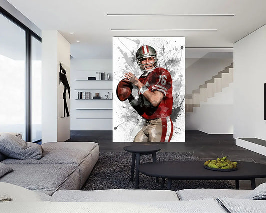 Joe Montana Wallpaper Self Adhesive Peel & Stick Wall Sticker