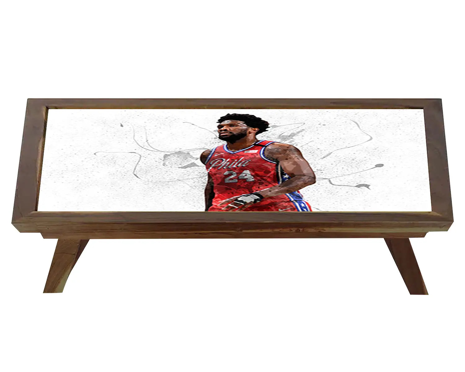 Joel Embiid Splash Effect Coffee and Laptop Table 