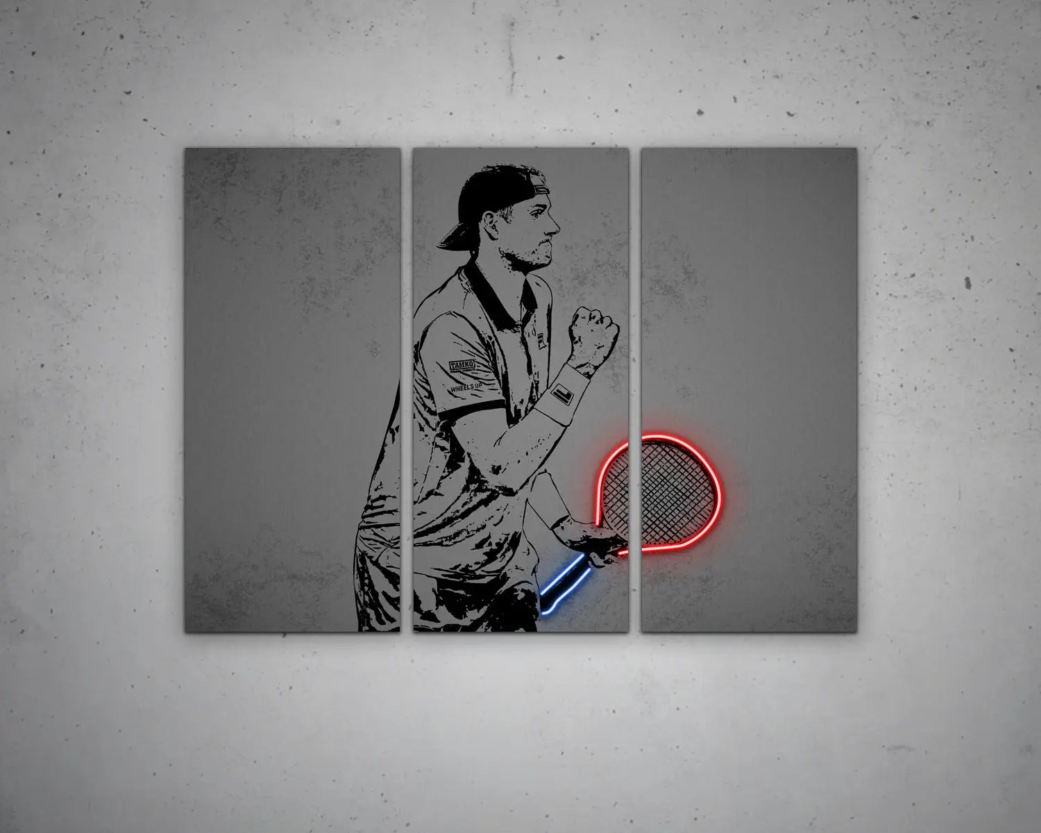 John Isner Canvas Wall Art 