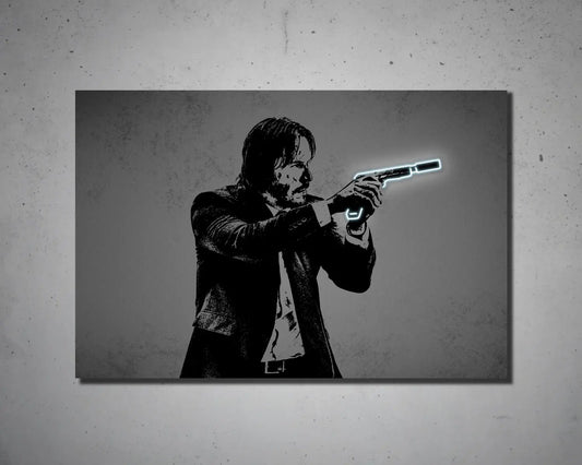 John Wick Canvas Wall Art
