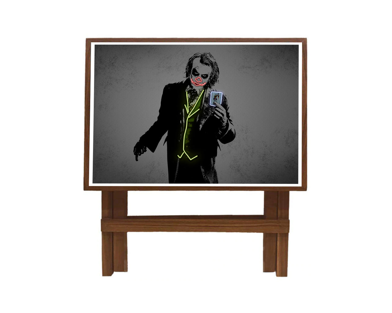 Joker Neon Effect Coffee and Laptop Table