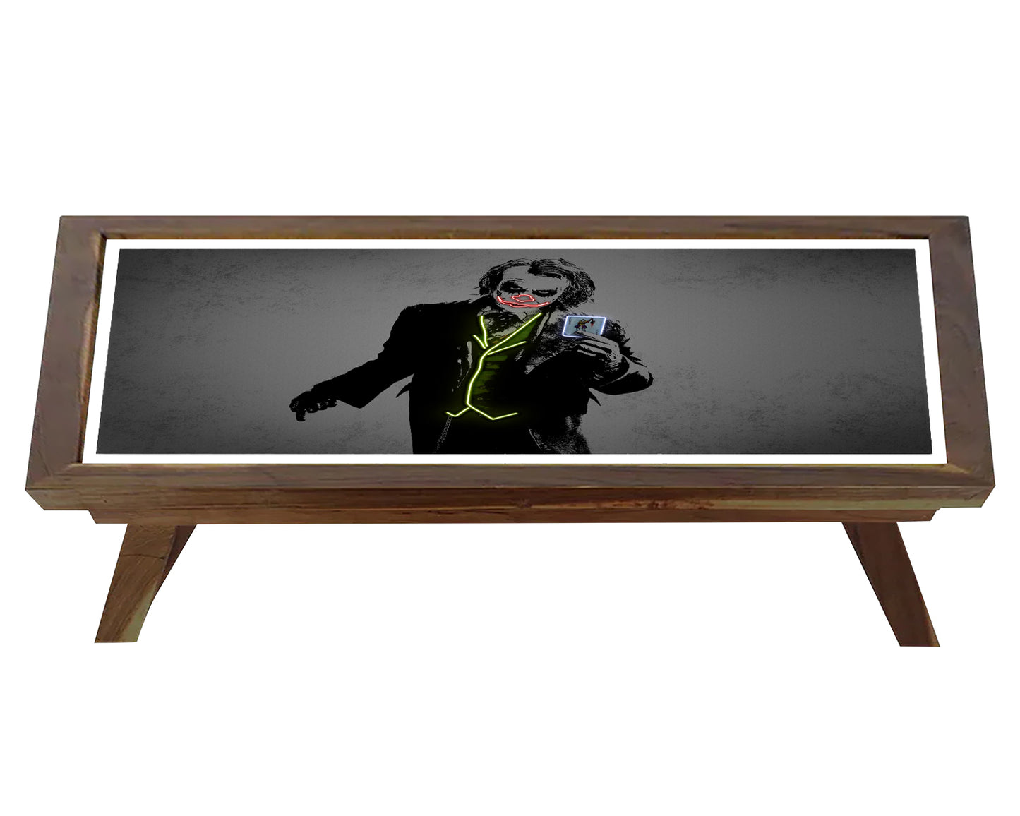 Joker Neon Effect Coffee and Laptop Table 