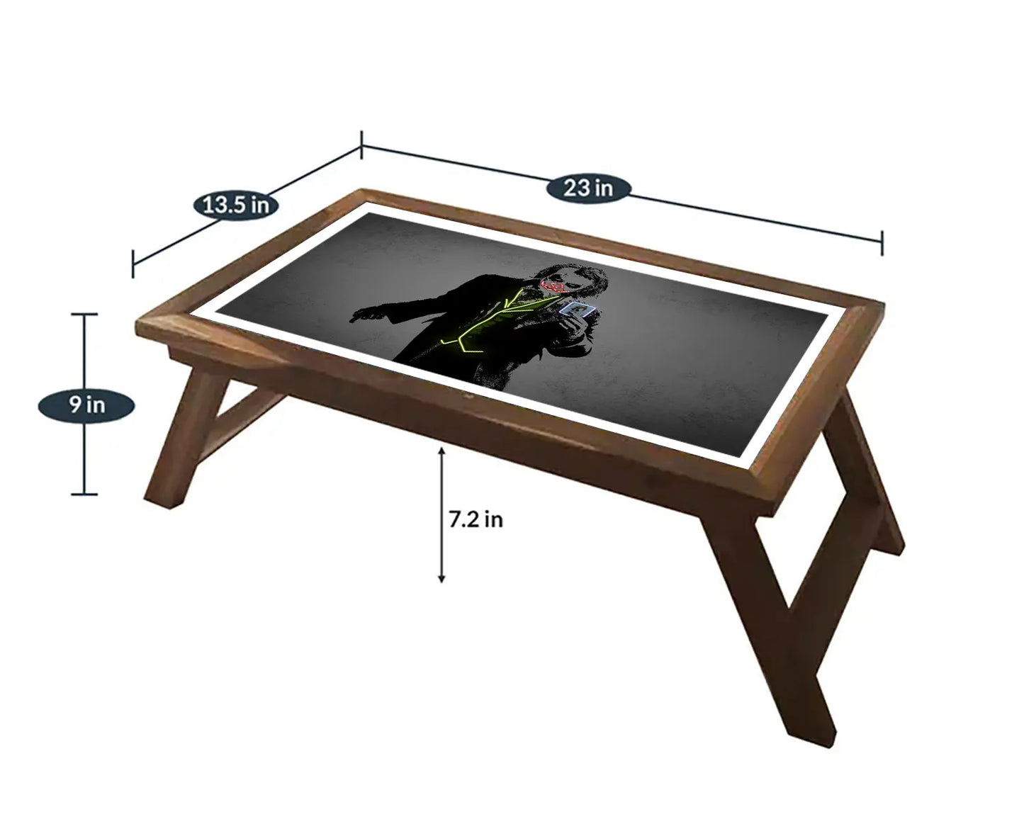 Joker Neon Effect Coffee and Laptop Table 