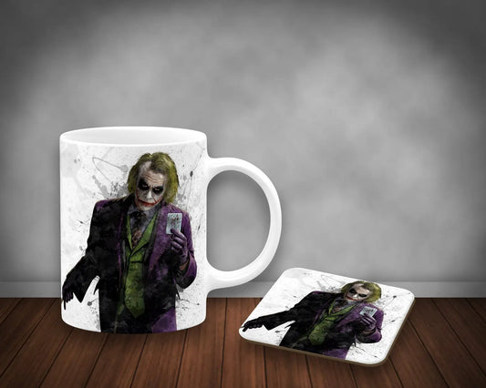 Joker Splash Effect Mug and Coaster 