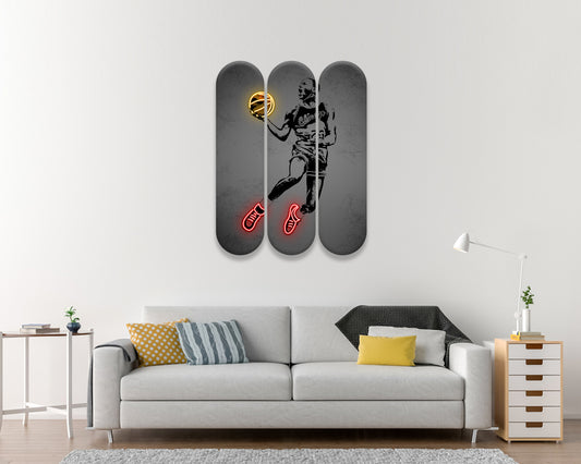 Michael Jordan Acrylic Skateboard Wall Art